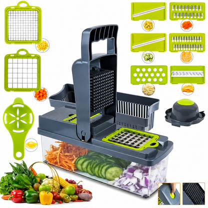 Ahorra tiempo y esfuerzo con la Cortadora Multifuncional de Cocina