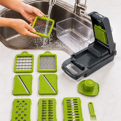 Ahorra tiempo y esfuerzo con la Cortadora Multifuncional de Cocina
